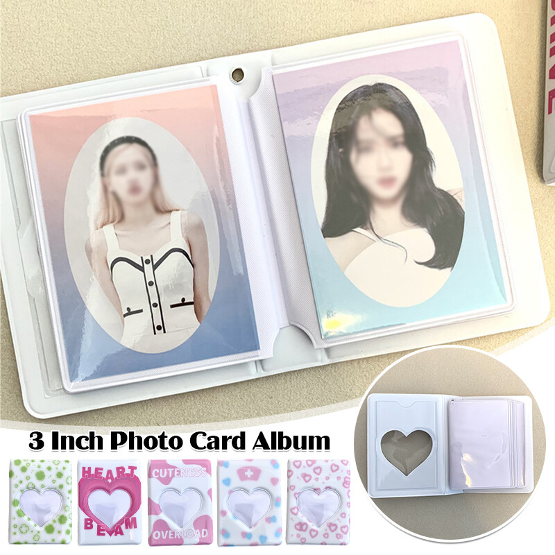3Inch Mini Kpop Photocards Binder 20 Pages Idol Photo Album Card Storage