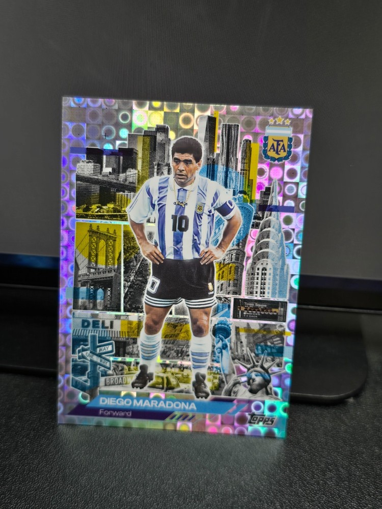 2026 Topps Argentina team set soccer AFA in the Apple-Diego Maradona-bubbles