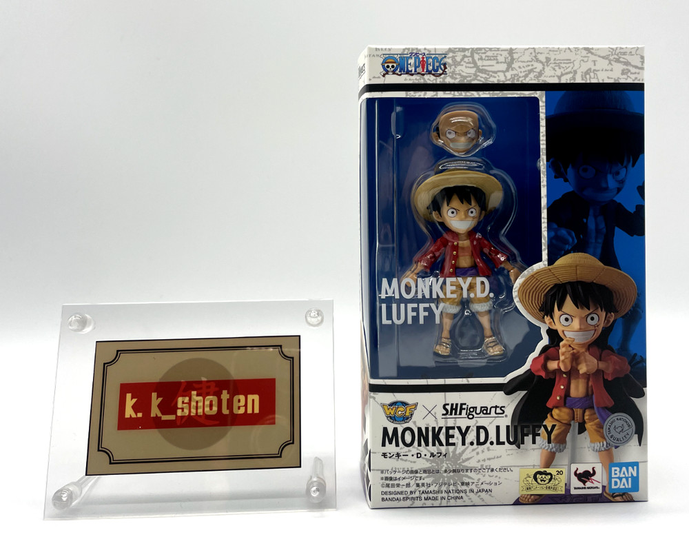 New Work One Piece World Collectible Figures x S.H.Figuarts Monkey D. Luffy WCF