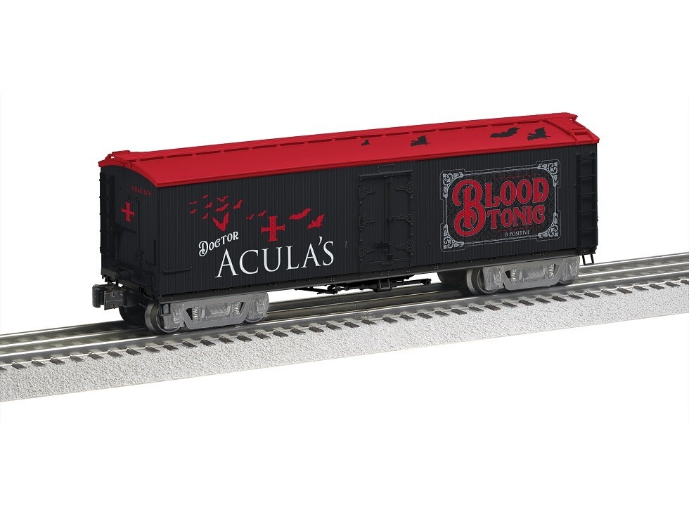 Lionel 2426500 Dr Acula Blood Tonic Milk Car O Scale Train Accessory