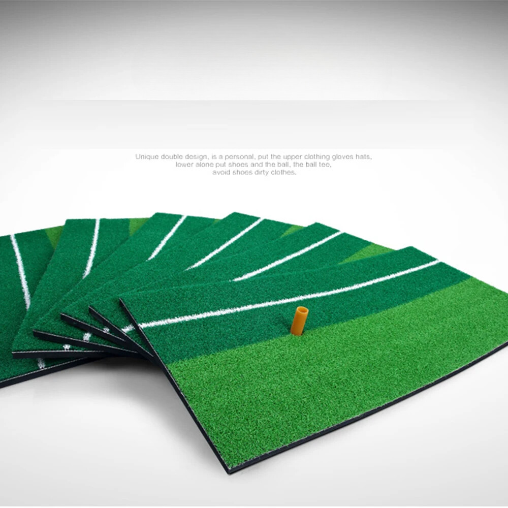 Indoor Golf Practice Swing Pads for Personal Training and Grass Simulation