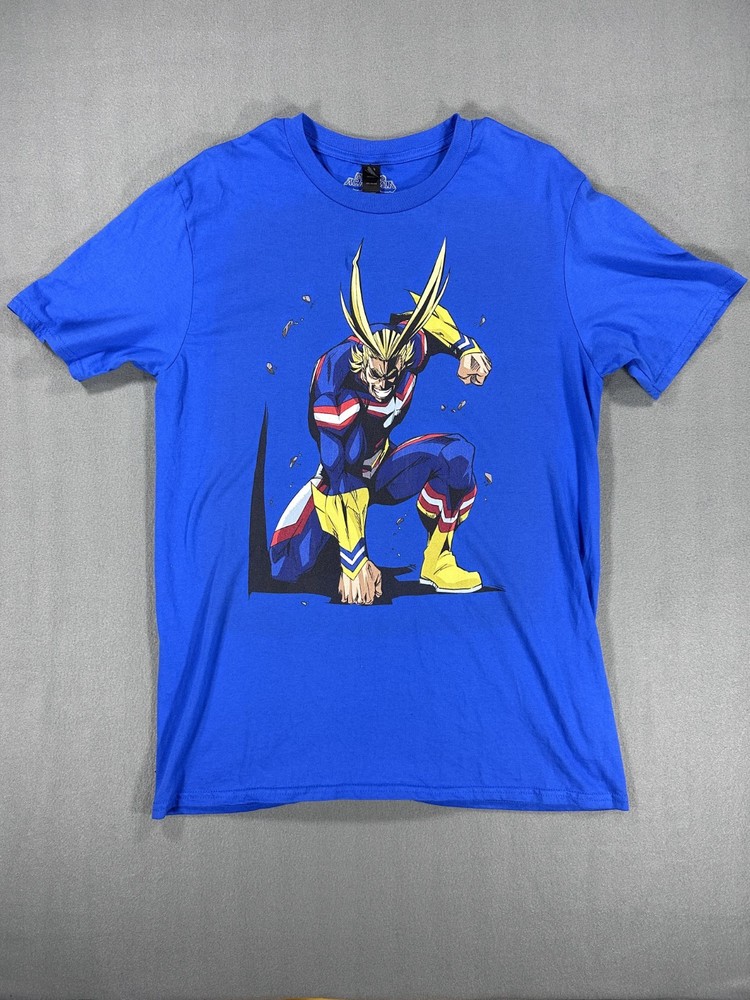 My Hero Academia All Might T-Shirt Royal Blue Men's T shirt L