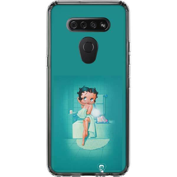 Betty Boop LG K51/Q51 Clear Case - Betty Boop Bathing