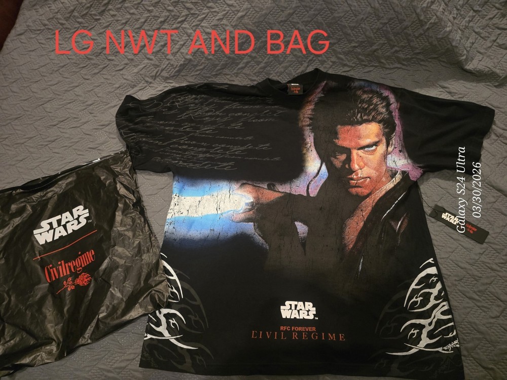 Civil Regime x Star Wars Anakin Skywalker black tee