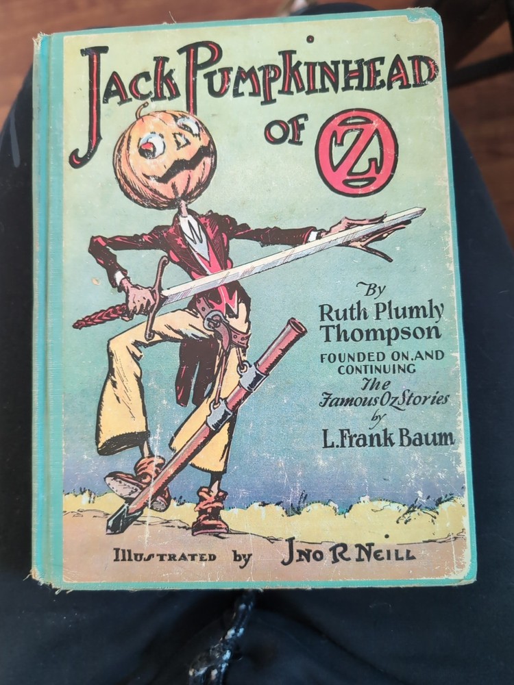 Vintage 1929 Jack Pumpkinhead Of Oz Ruth Plumly Thompson L Frank Baum HC Book
