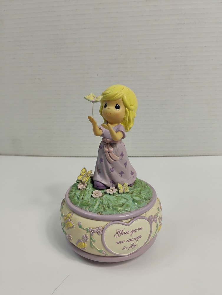 Precious Moment YOU GAVE ME WINGS TO FLY MUSICAL FIGURINE 990074- NO BOX