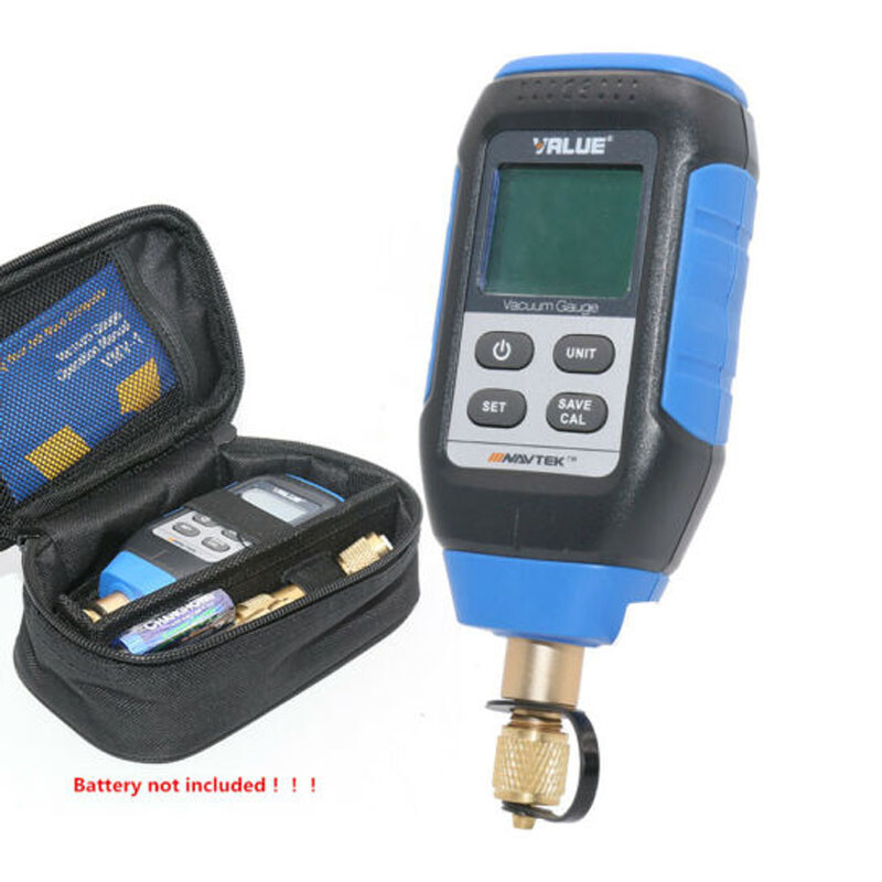 Digital Vacuum Gauge Lab Refrigeration System Pressure Gauge 0-10000P