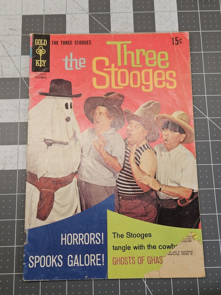 The Three Stooges Gold Key Comic Book #41 Dec 1968 Ghosts of Ghastly Gulch