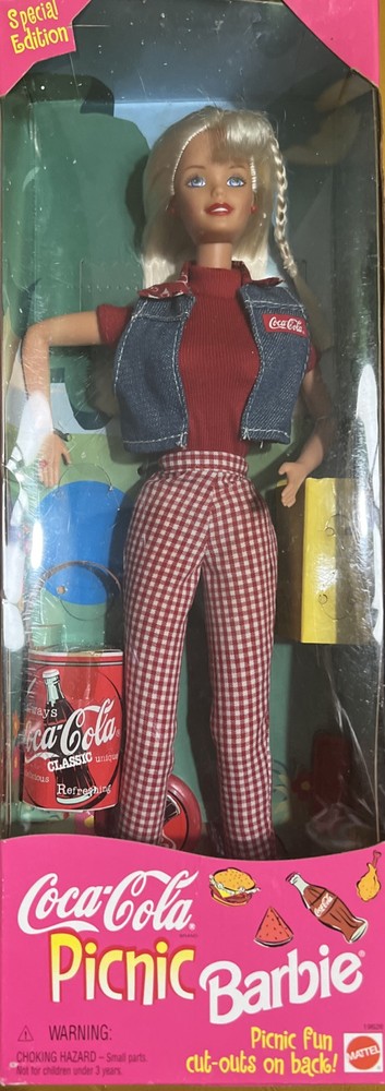 Vintage Mattel Special Edition Coca-Cola Picnic Barbie 1997, # 19626 - Brand New