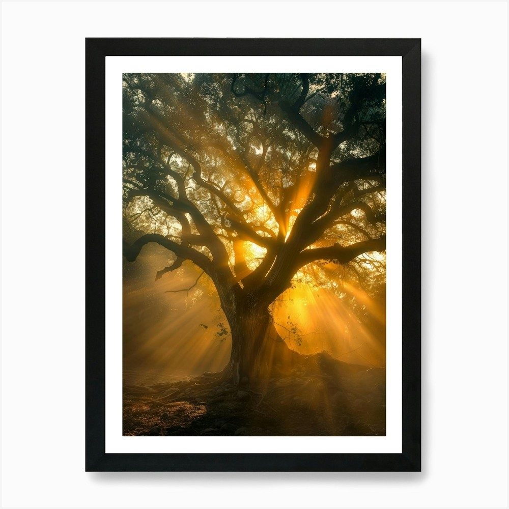 Tree Of Life 19 Art Print Framed Wall Art Poster Canvas Print Picture