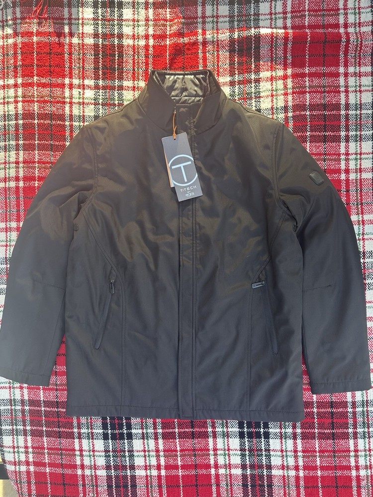 Tumi T-Tech water-resistant technical jacket For Men’s Size L Color Black NWT