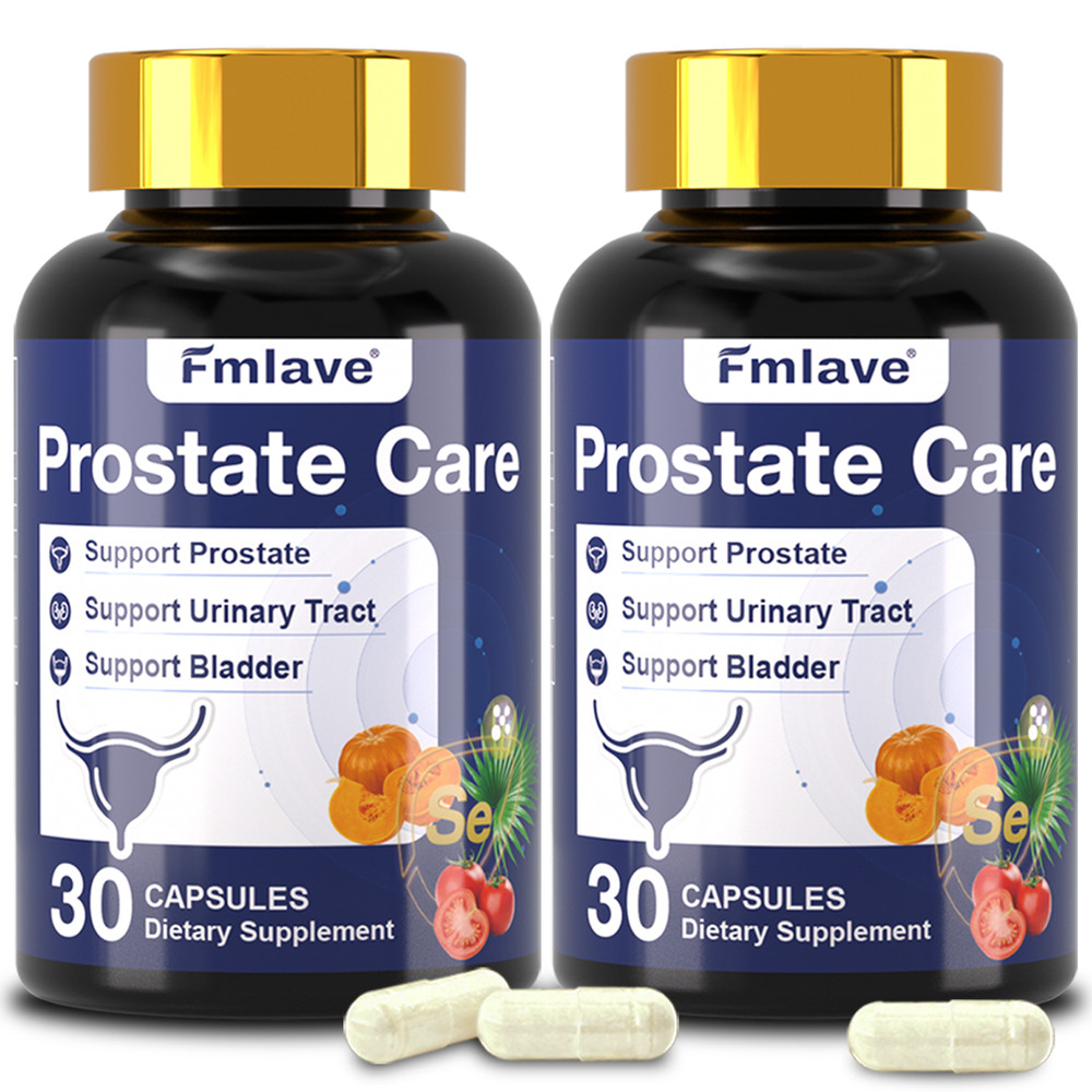 (2 Pack) Prostate Support - Reduce Frequent Urination, Stamina supplement 60ct