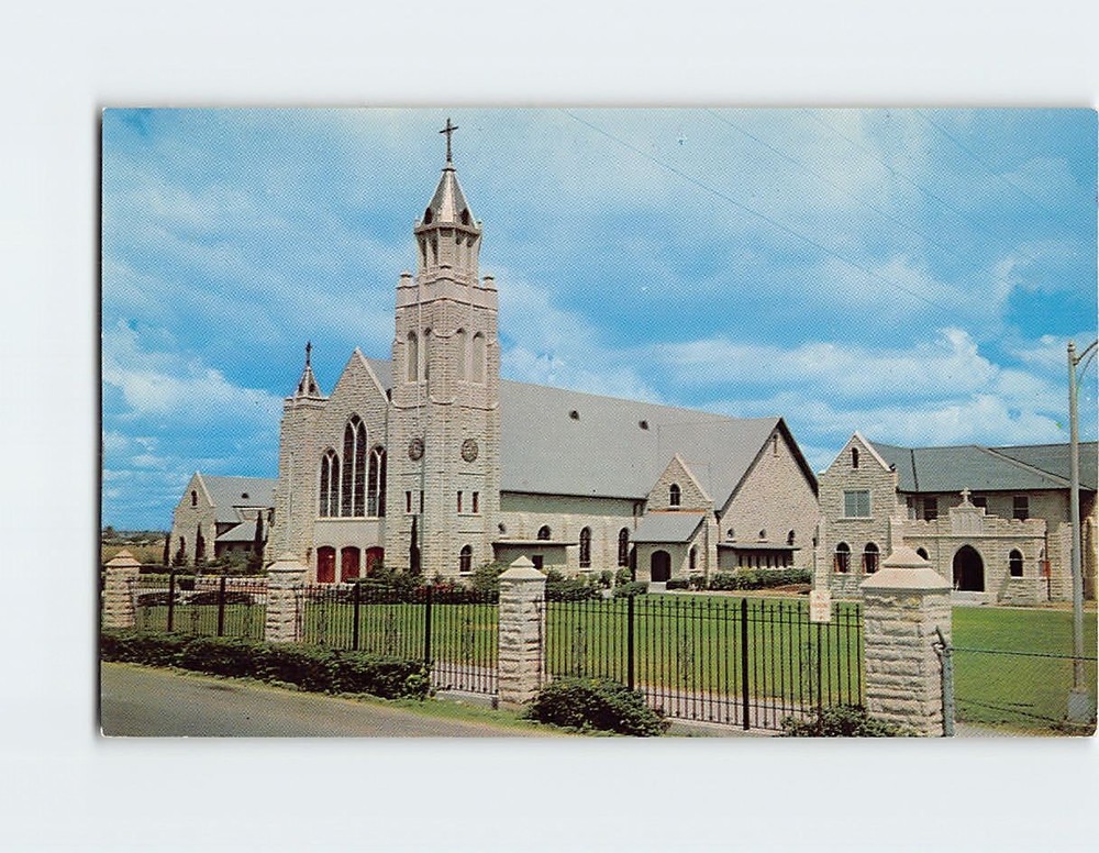 Postcard Virgin of San Juan Catholic Church Texas