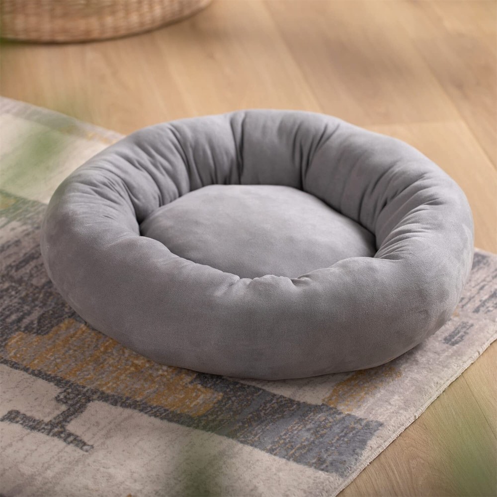 KASENTEX Dog Bed, Round Dog Beds for Medium/Large Dogs, Donut Dog Bed and Cat...