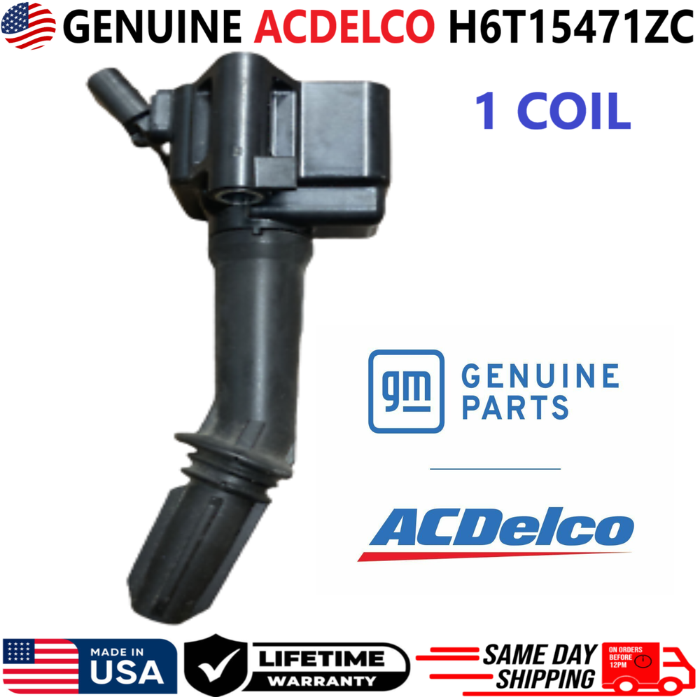 GENUINE GM ACDelco Ignition Coil For 2016-2018 Chevrolet Buick GMC, H6T15471ZC