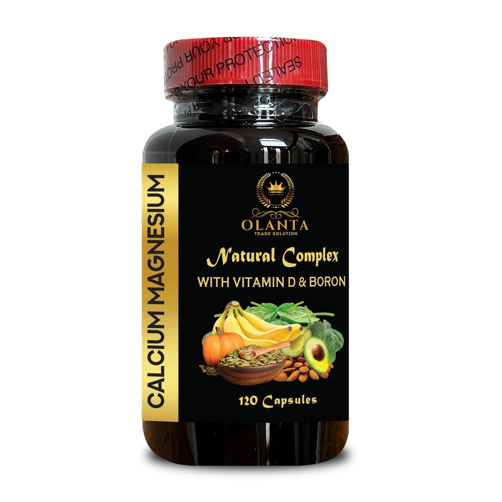 CALCIUM MAGNESIUM COMPLEX - Natural immune support vitamins, bone support pills