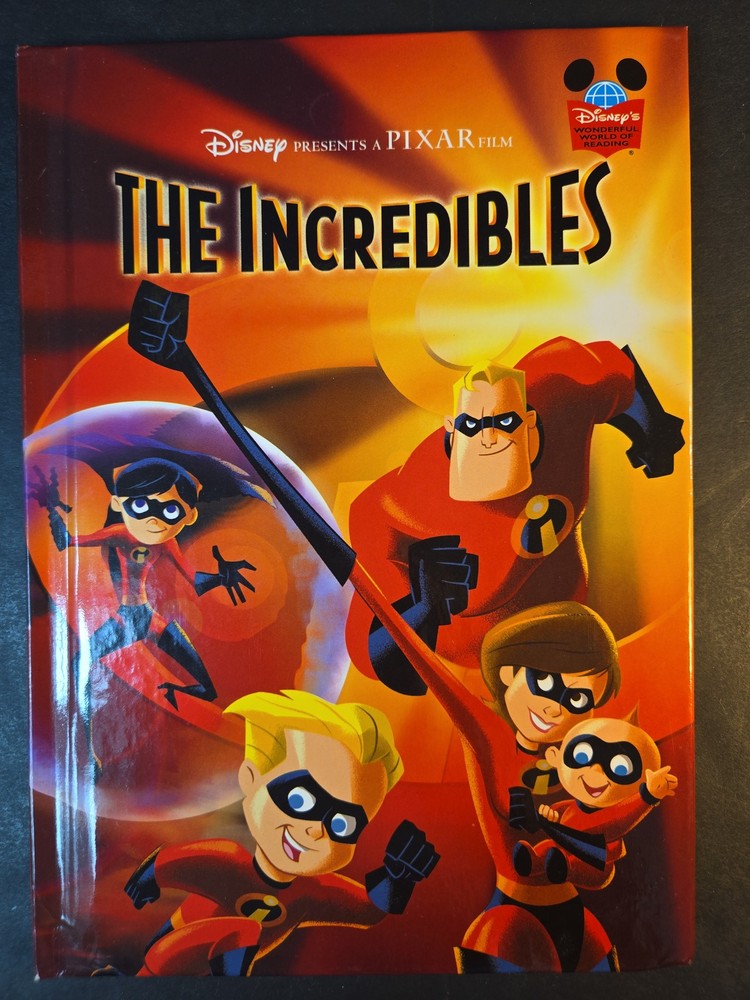 Disney Pixar The Incredibles Scholastic Read-Aloud Book 2004 First Printing