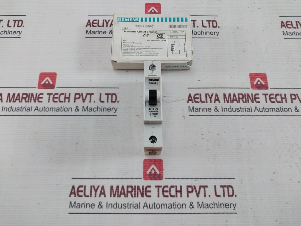 SIEMENS 5SX41 Miniature Circuit Breaker 240/415V IS13947-2 C10