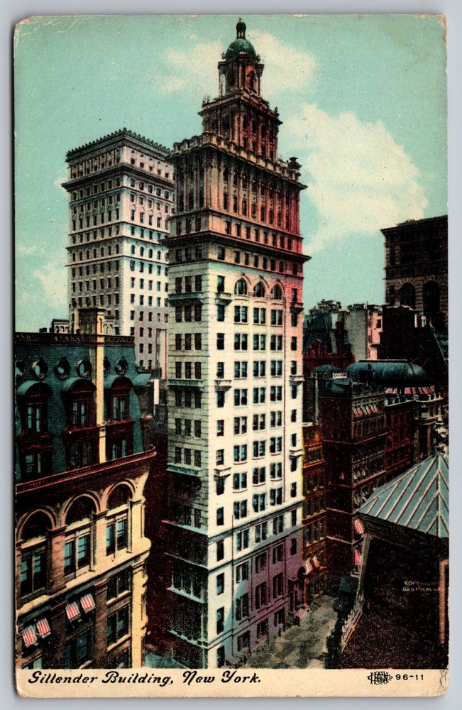Gillender Building New York vintage postcard c. 1907-1915    (A)