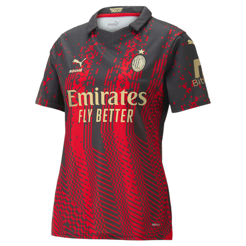 Puma Acm Collared Replica Jersey X Koche Womens Black, Red  77336301