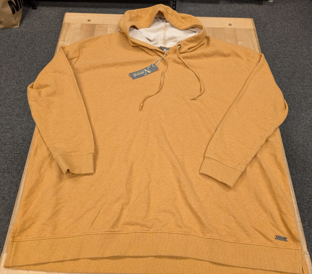 Natural Reflections Sutherland Long Sleeve Hoodie Sweatshirt Women's 1X Oak Buff