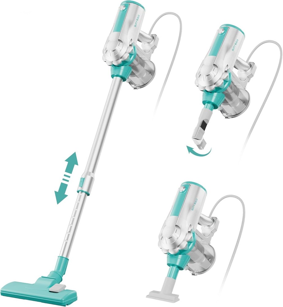 Stick Vacuum Cleaner  Handheld Corded Lightweight Powerful Electric Broom V...