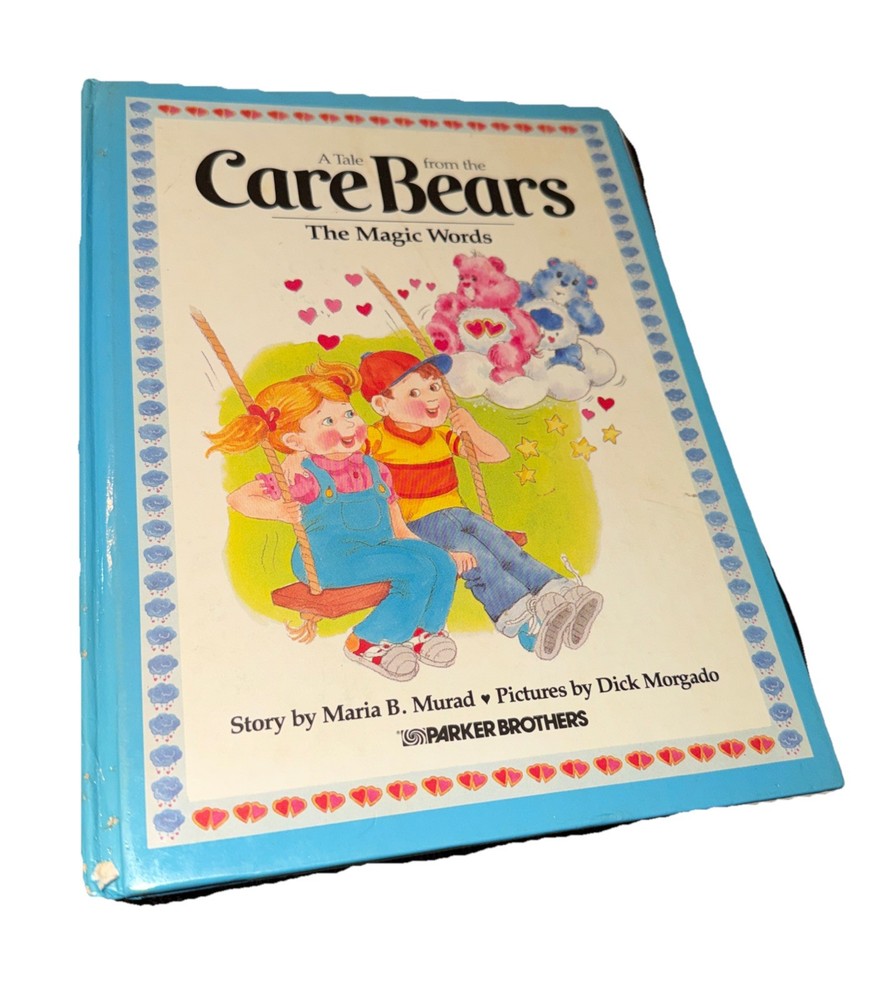 VINTAGE 1984 A Tale From The Care Bears The Magic Words Hardcover Book Used