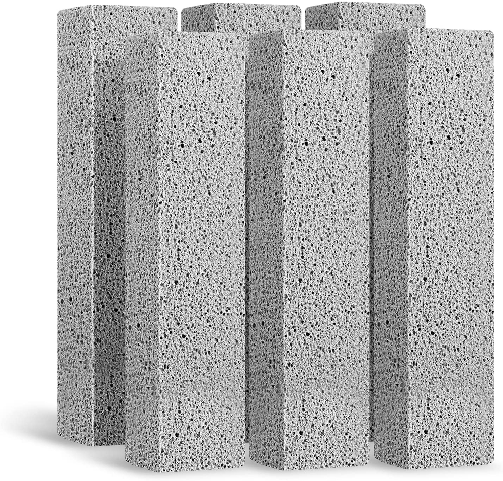 6-Pack Pumice Stone Toilet Bowl Cleaner for Hard Water Stains