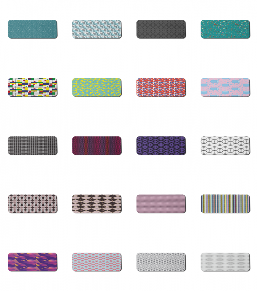 Ambesonne 31x12 Geometric Gaming Mousepad Non-Slip Design
