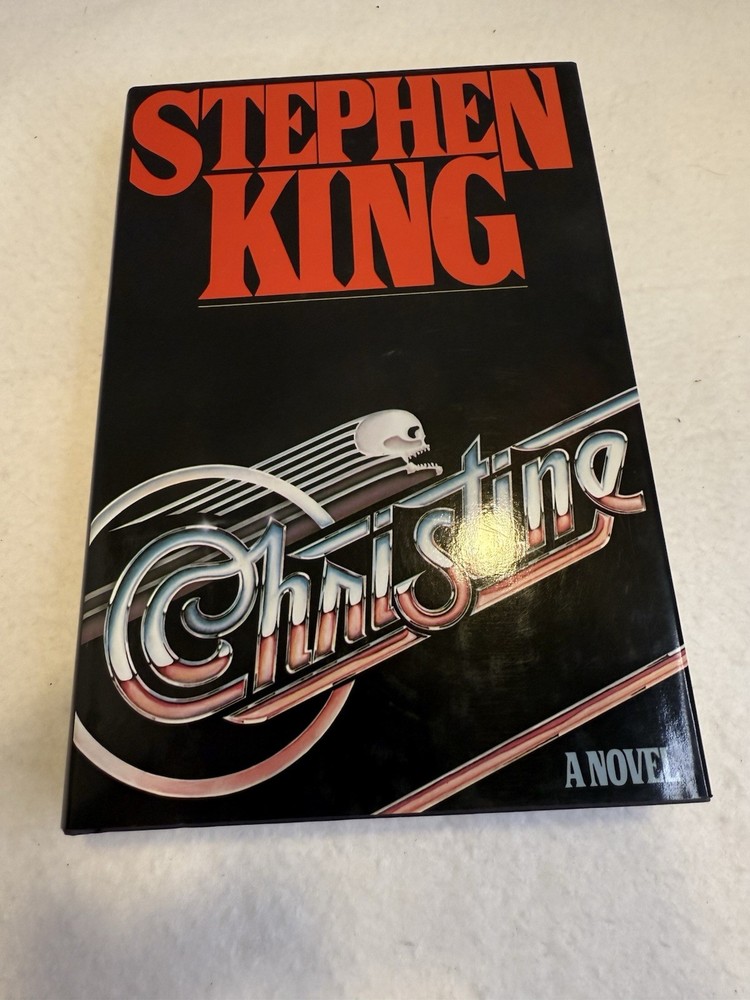 Stephen King Christine 1983 Horror Hardcover w Dust Jacket Like NEW