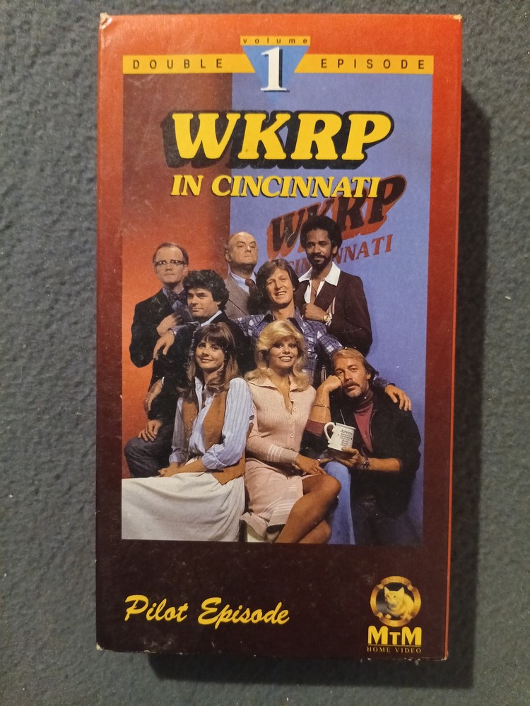 WKRP in Cincinnati Volume 1 VHS Tape MTM Home Video Pilot Episode Vintage TV