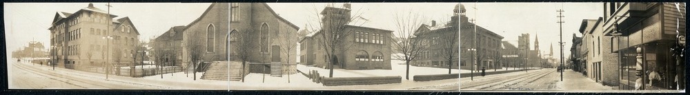 Photo:1910 Panoramic: Quincy Street,Hancock,Michigan
