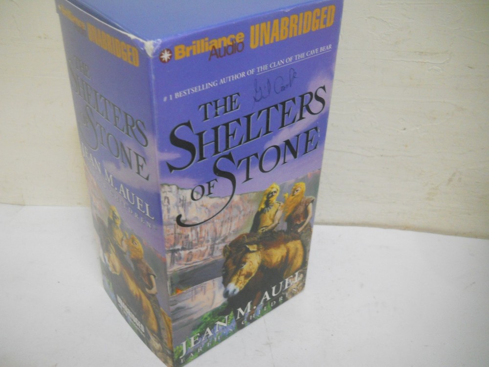 The Shelters of Stone / Jean M. Auel  Unabridged 20 Cassettes in Box~ Ship Boxed