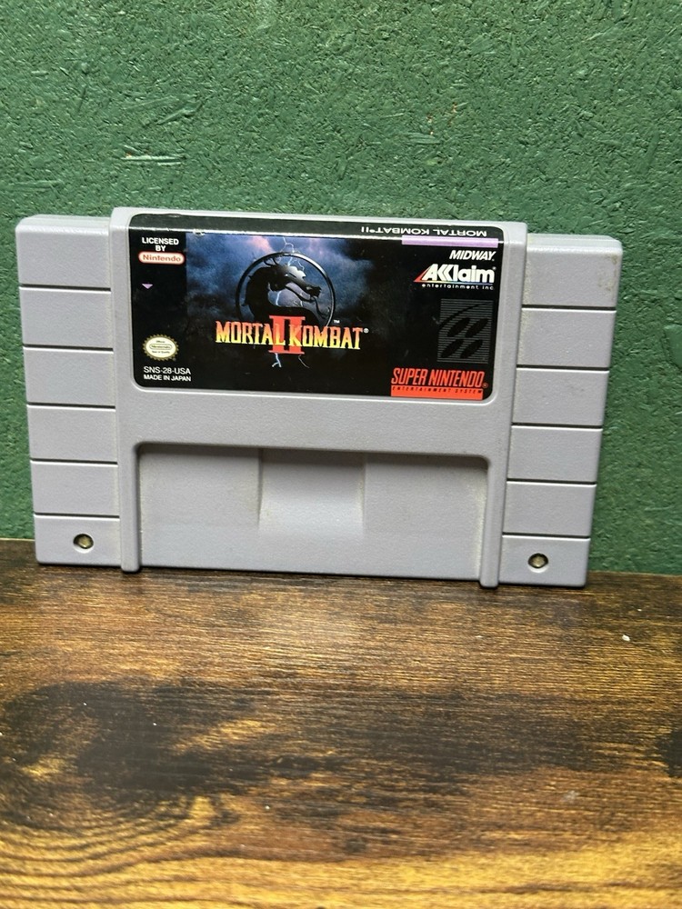 Mortal Kombat 2 (Super Nintendo/SNES, 1993, Midway/Acclaim, Cartridge Only)