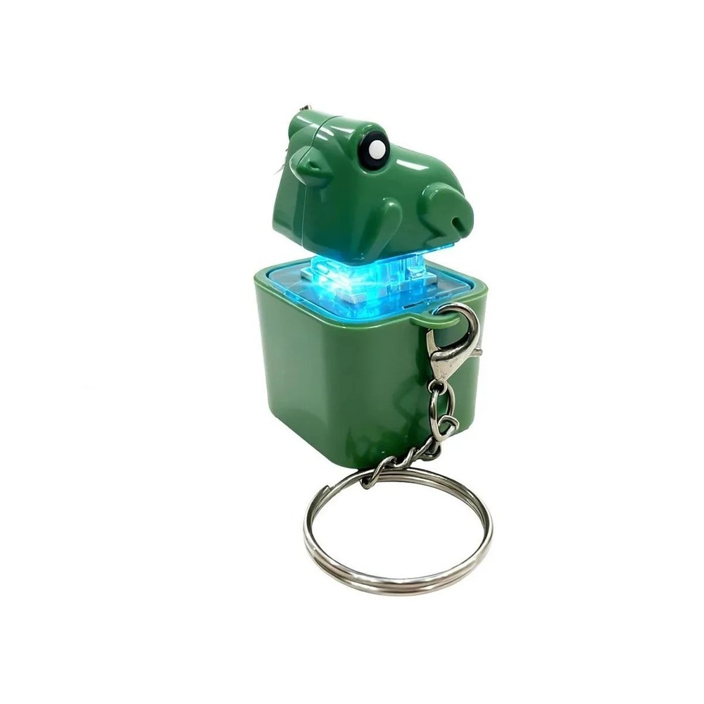 Frog Croaking Fidget Toy Keychain Clicker for Stress Relief & Fun