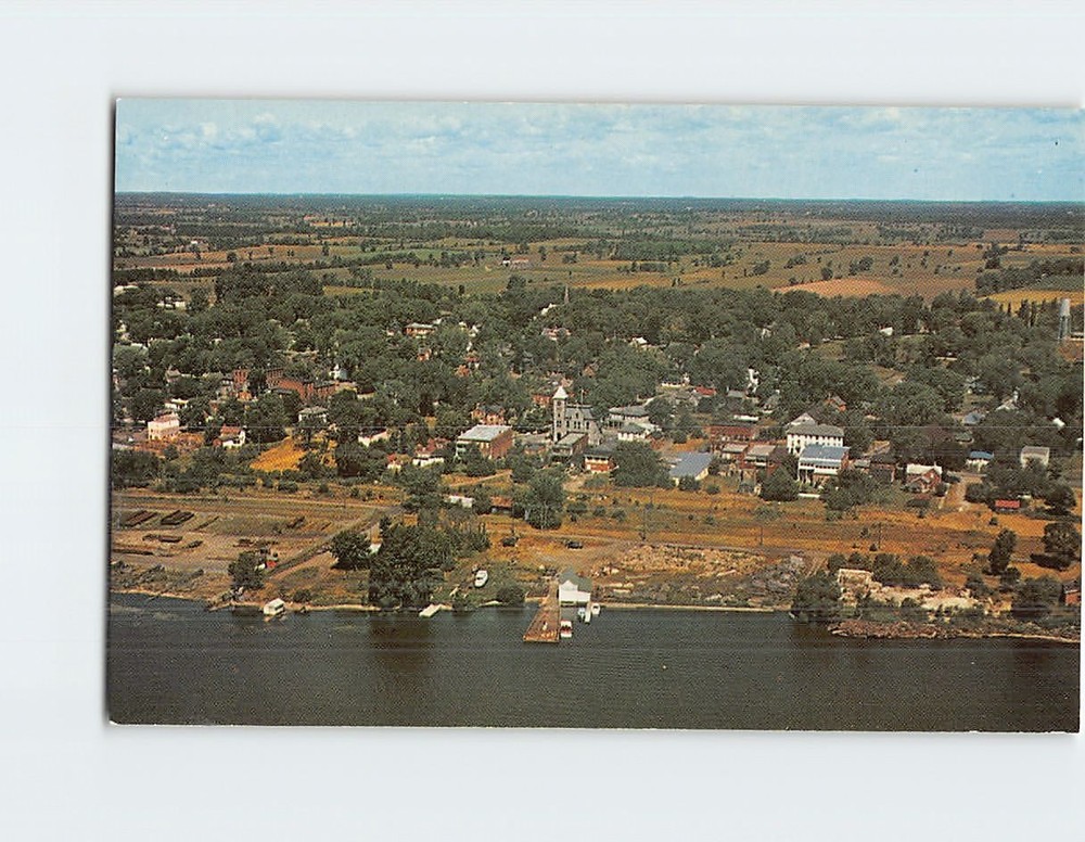 Postcard Aerial View Deseronto Ontario Canada