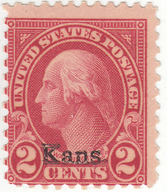 Scott #660 - 2 cent Carmine Red - Washington - Mint Hinged