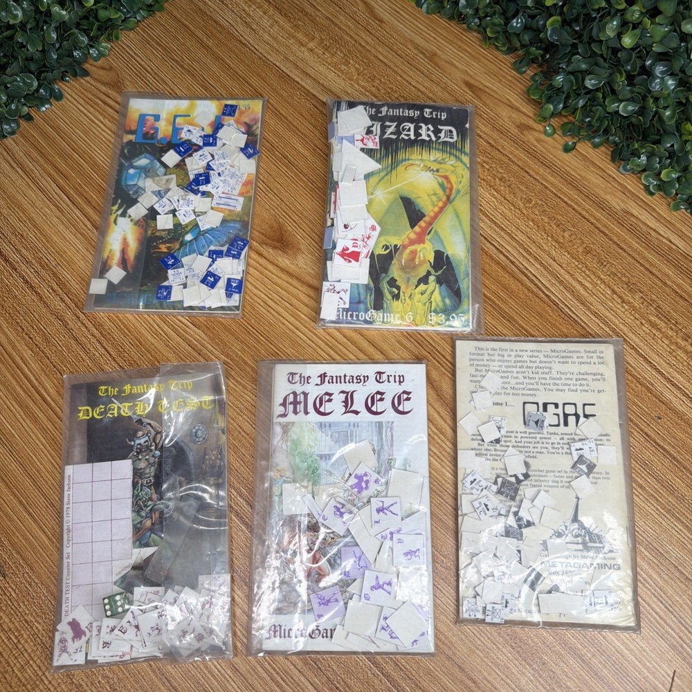 Vintage Micro Game LOT Of 5 (punched)