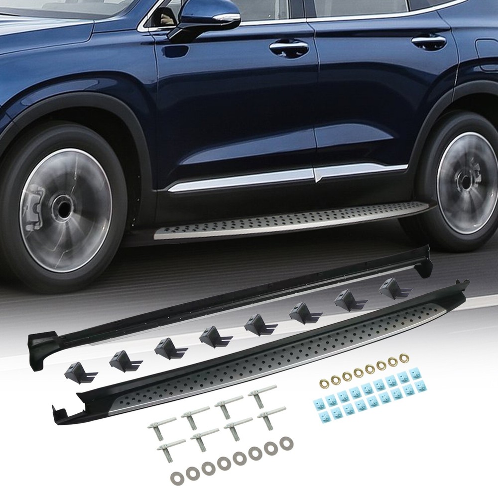 Side Steps For Hyundai Santa Fe 2019 - 2023 Running Boards Nerf Bar