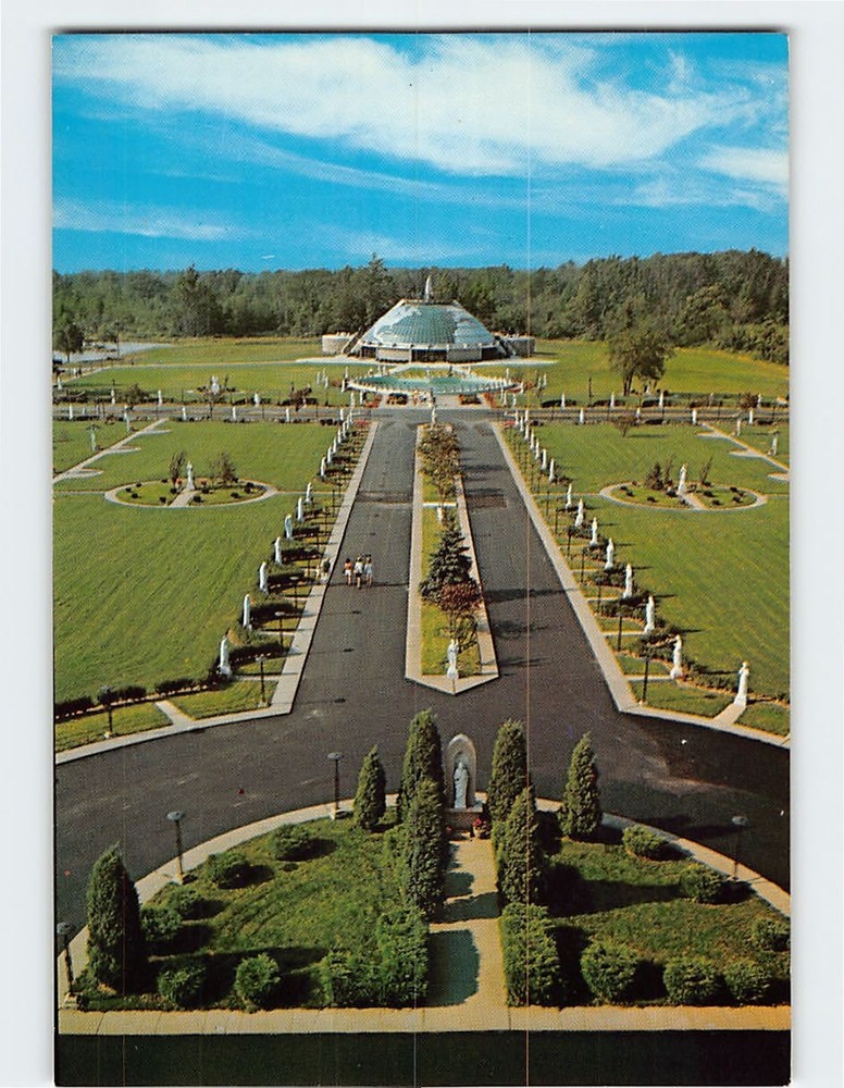 Postcard Our Lady Of Fatima Shrine Barnabite Fathers Youngstown New York USA