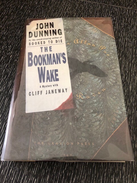 John Dunning + 'The Bookman's Wake' + signed first edition + 1995