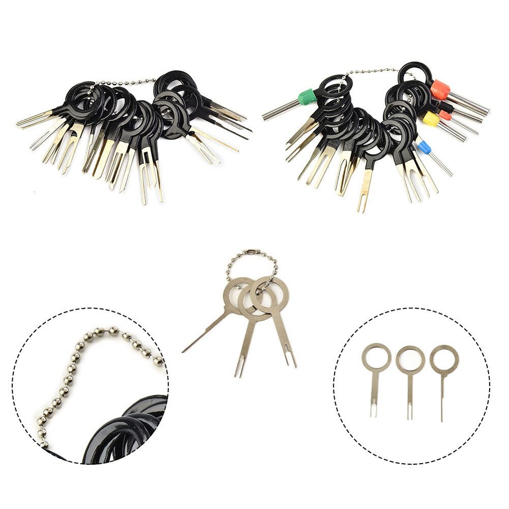 41pcs/set Terminal Rear Needle Electrical Wiring Crimps Connector Pin Extractor