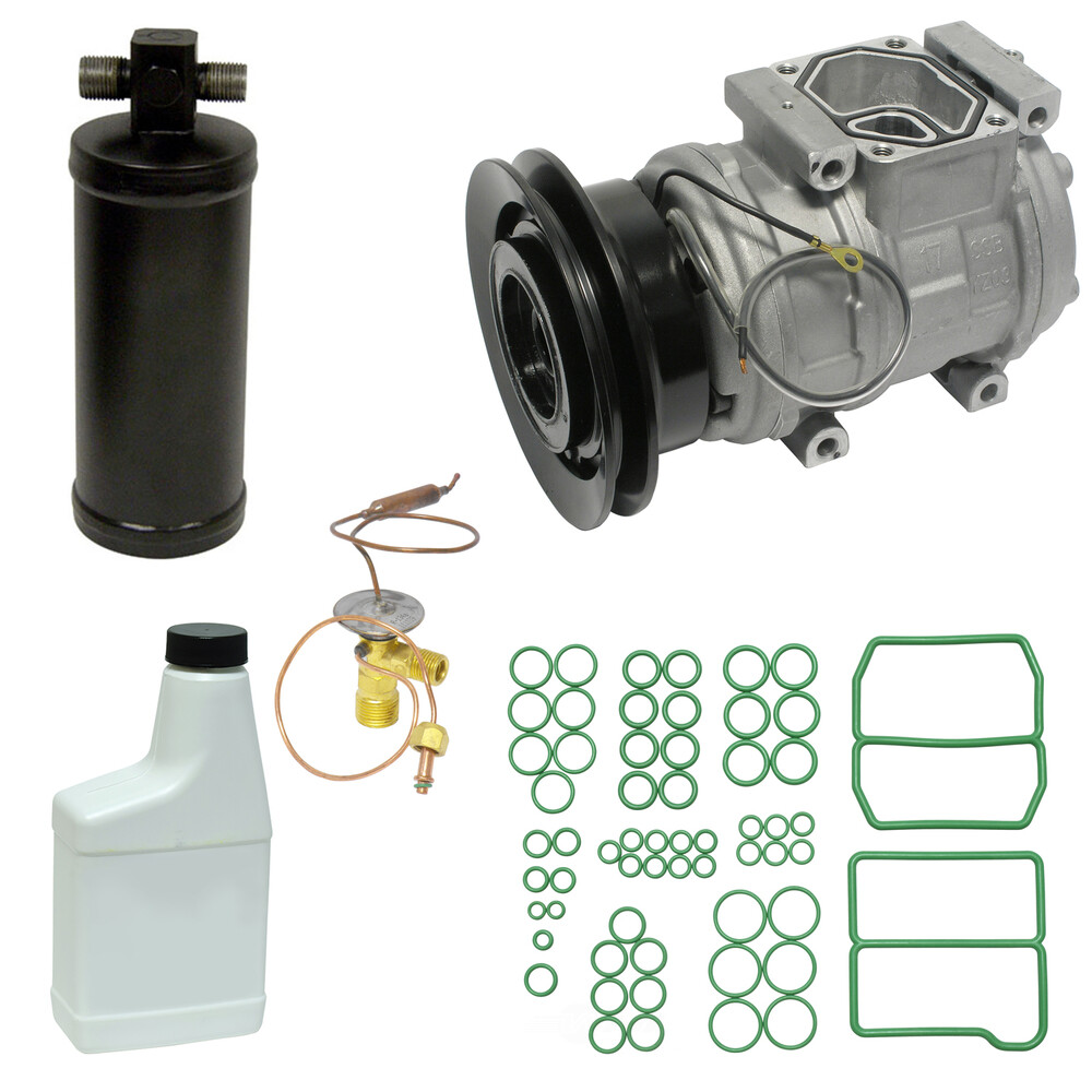 A/C Compressor Kit-Compressor Replacement Kit UAC fits 89-90 Mitsubishi Sigma