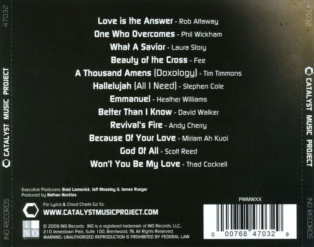 VARIOUS ARTISTS CATALYST MUSIC PROJECT NEW CD