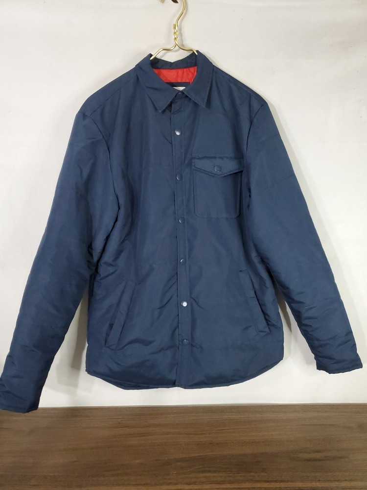 Vintage Old Navy Utility Jacket Men's Size Medium Blue Quilted