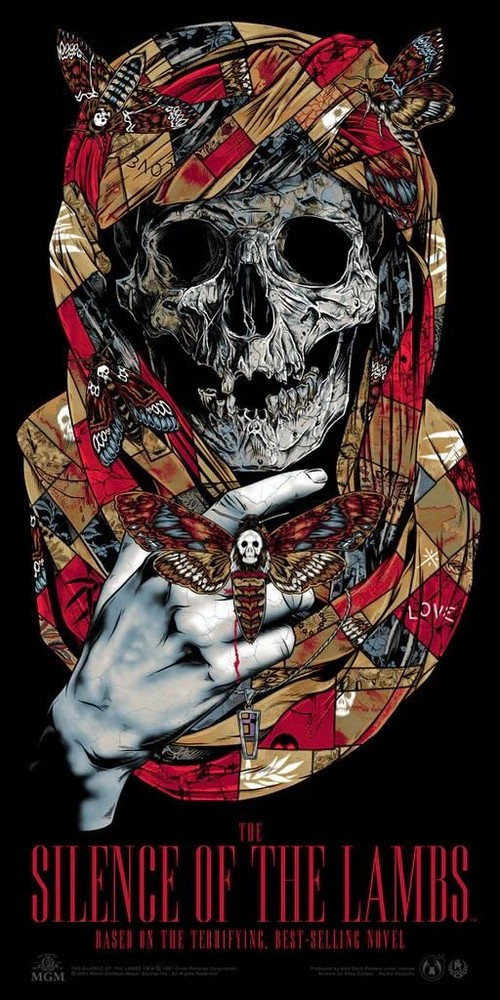Silence of the Lambs by Rhys Cooper x/112 Screen Print Art Poster Mondo Artist