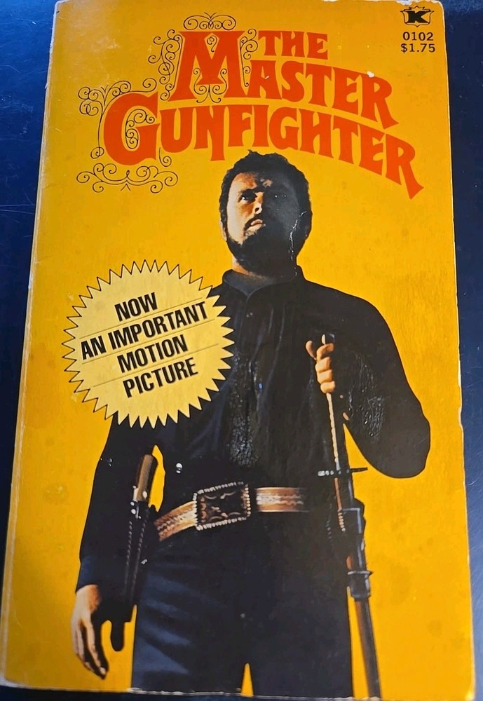 The Master Gunfighter  Movie Tie In Vintage Billy Jack Enterprises Paperback