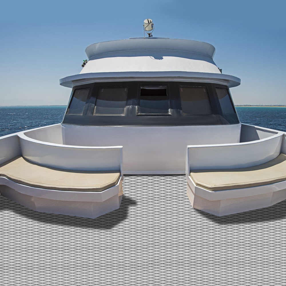 Faux Teak Marine Yacht Decking Sheet Mat Diamond Blocks EVA Foam Boat Flooring