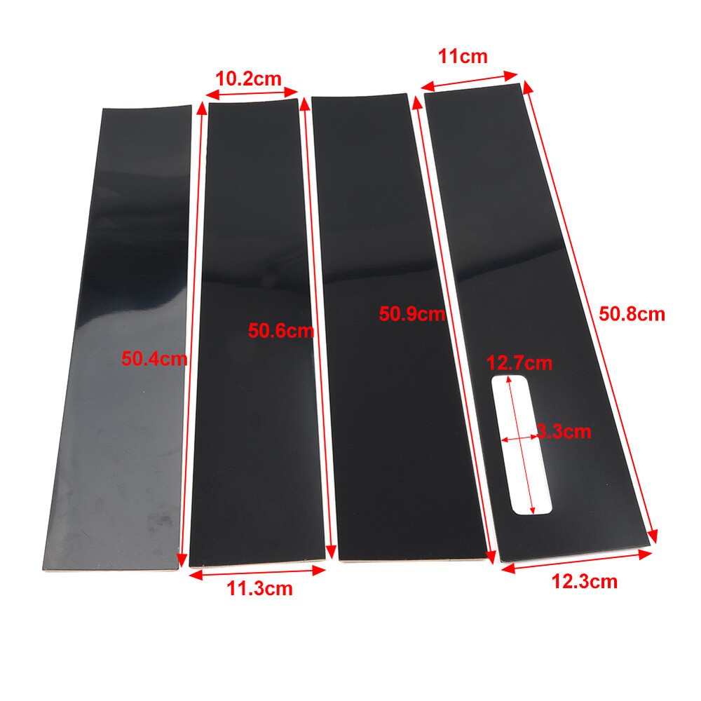 Pillar Posts Set Door Window Cover Trim Kit For Ford F150 F-150 2015-2022
