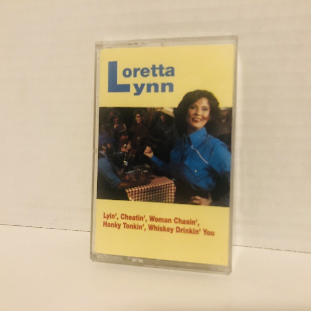 Loretta Lynn Lyin' Cheatin', Woman Chasin' Honky Tonkin' Cassette Tape